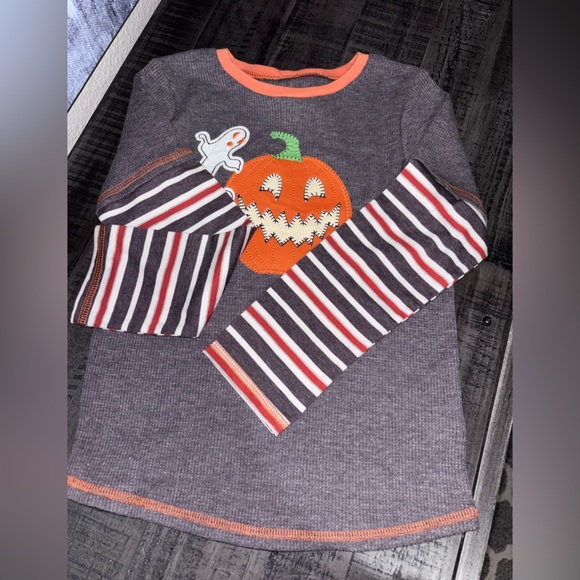 Mud Pie Other - Mud Pie Baby Boys Halloween Pumpkin T-Shirt 4/5T​